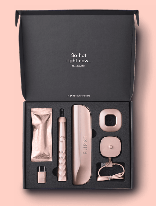 rose gold burst toothbrush package rose gold burst toothbrush package